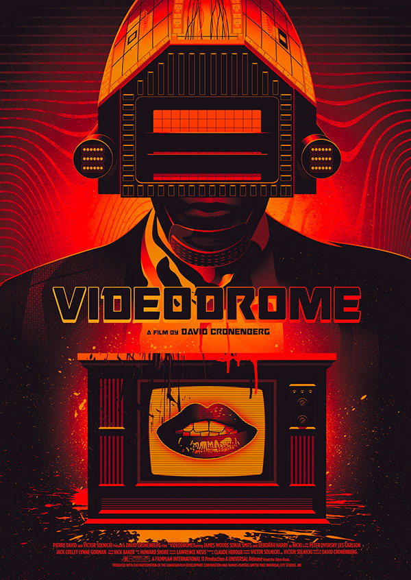 immagine per Videodrome di David Cronenberg, manifesto
